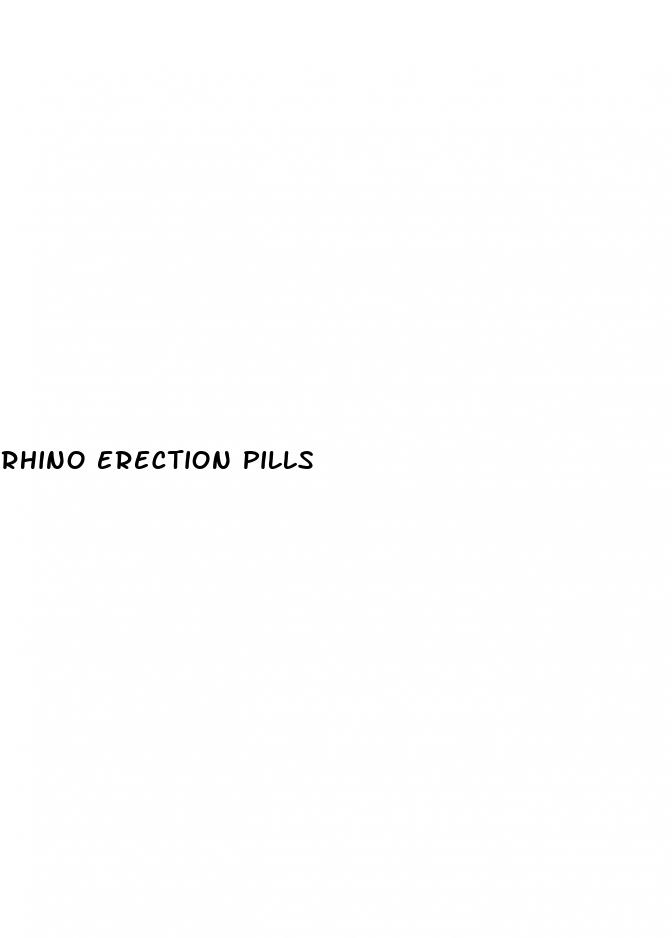 rhino erection pills