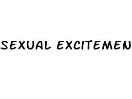 sexual excitement pills