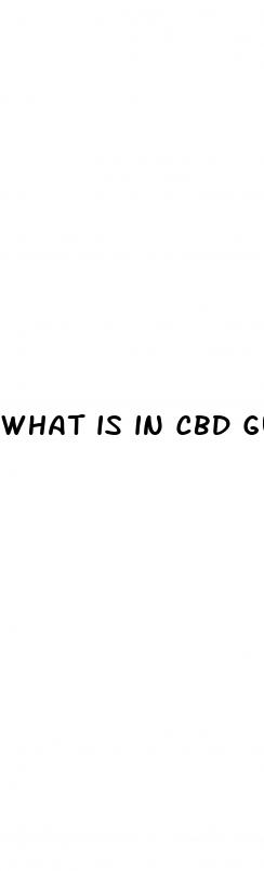 what is in cbd gummies for sleep