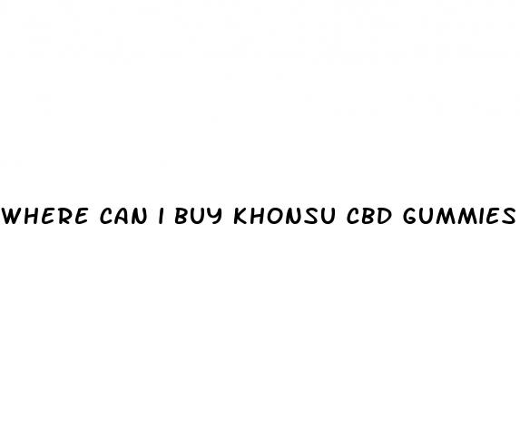 where can i buy khonsu cbd gummies