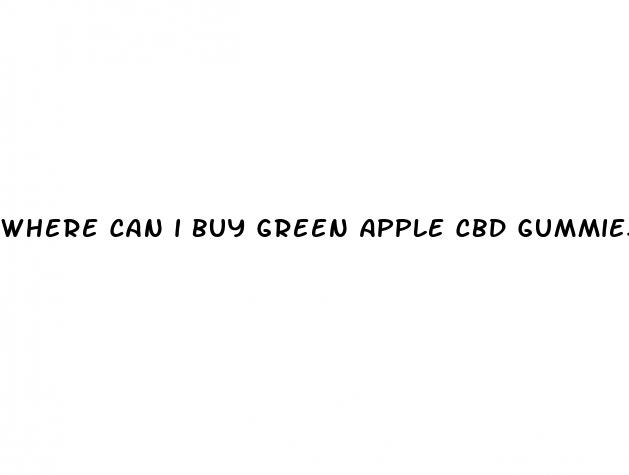 where can i buy green apple cbd gummies