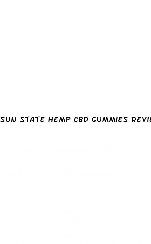 sun state hemp cbd gummies review