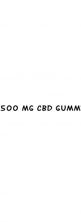 500 mg cbd gummy