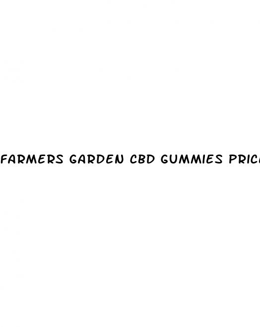 farmers garden cbd gummies price