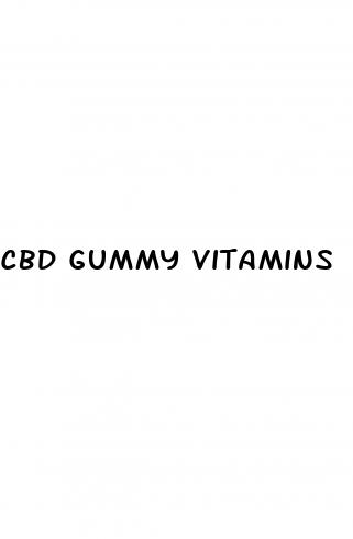 cbd gummy vitamins