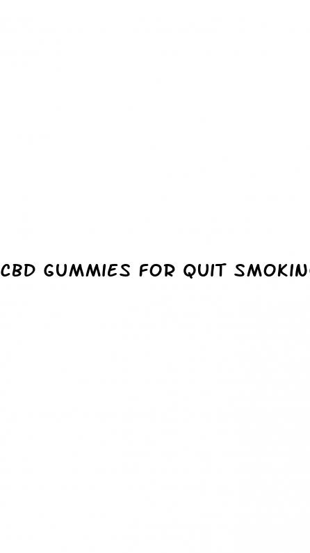 cbd gummies for quit smoking reviews