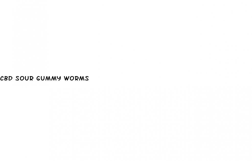 cbd sour gummy worms