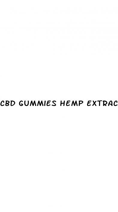 cbd gummies hemp extract