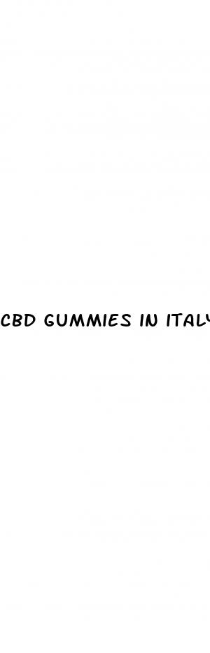 cbd gummies in italy