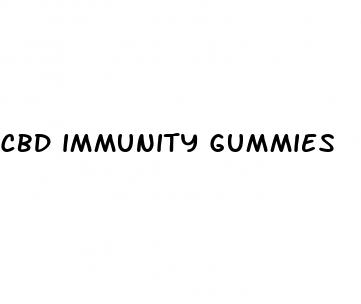 cbd immunity gummies
