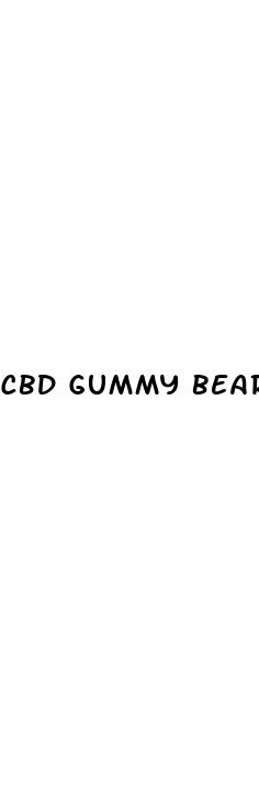 cbd gummy bears for arthritis pain