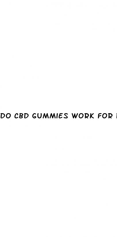 do cbd gummies work for penis enlargement