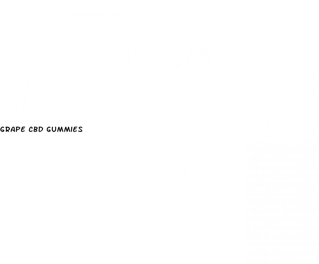 grape cbd gummies
