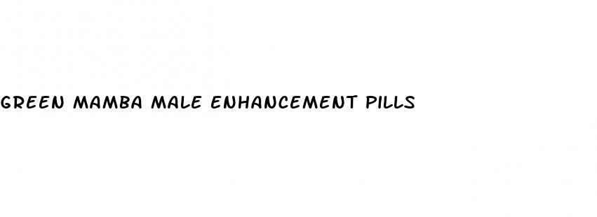 green mamba male enhancement pills