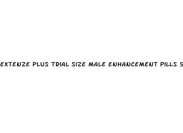 extenze plus trial size male enhancement pills 5ct