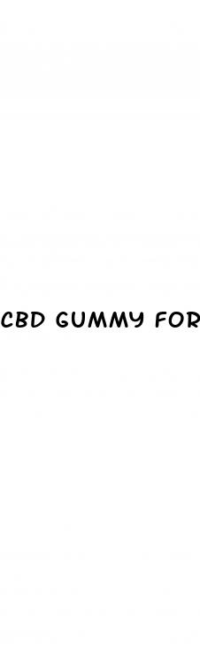 cbd gummy for anxiety