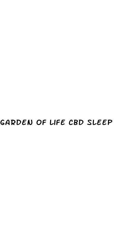 garden of life cbd sleep gummies reviews
