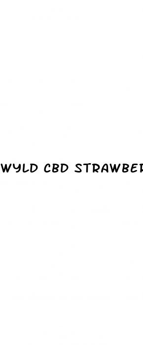 wyld cbd strawberry gummies