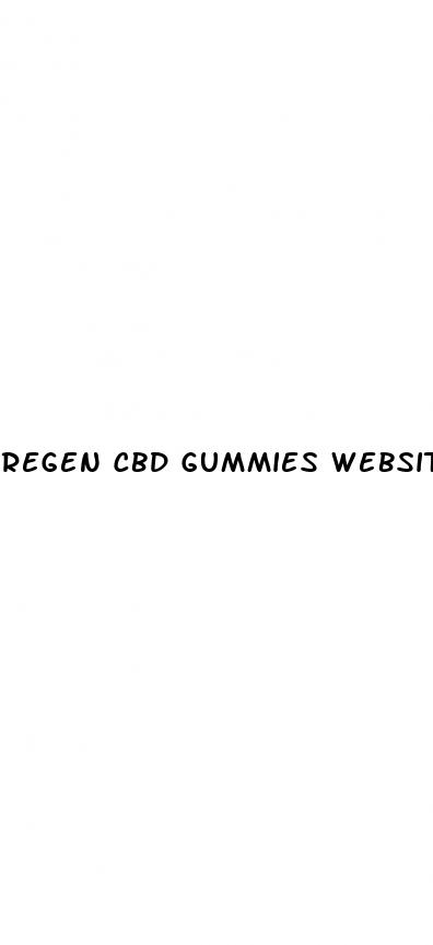 regen cbd gummies website