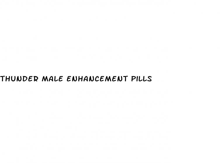thunder male enhancement pills
