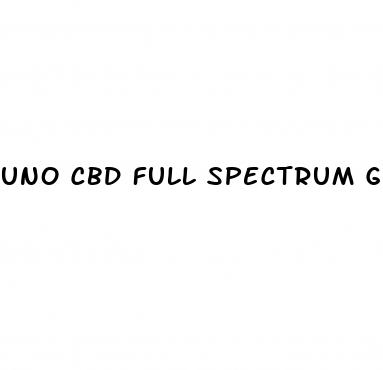 uno cbd full spectrum gummies