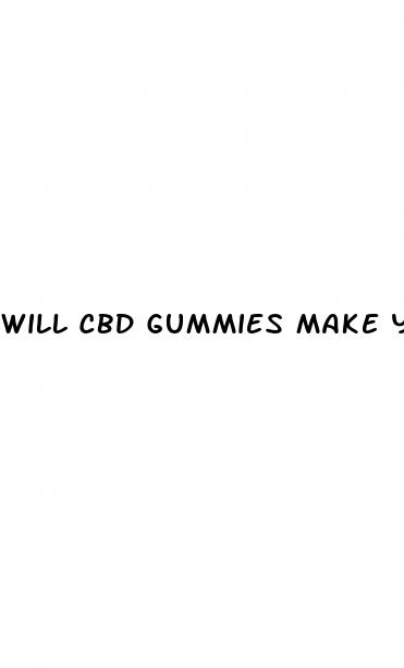 will cbd gummies make you fail drug test
