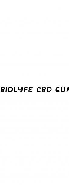 biolyfe cbd gummies sex