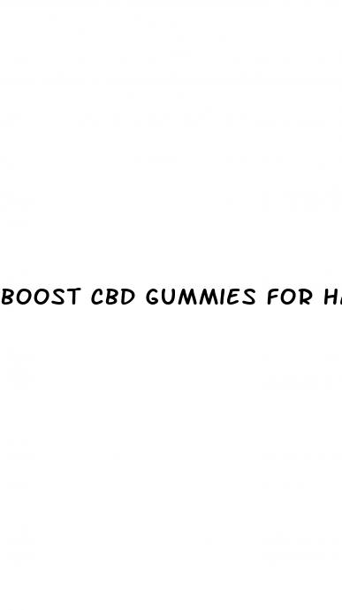 boost cbd gummies for hair loss