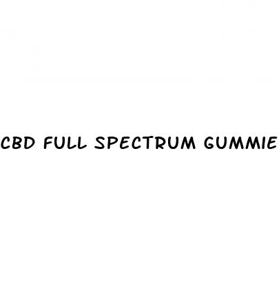 cbd full spectrum gummies cost