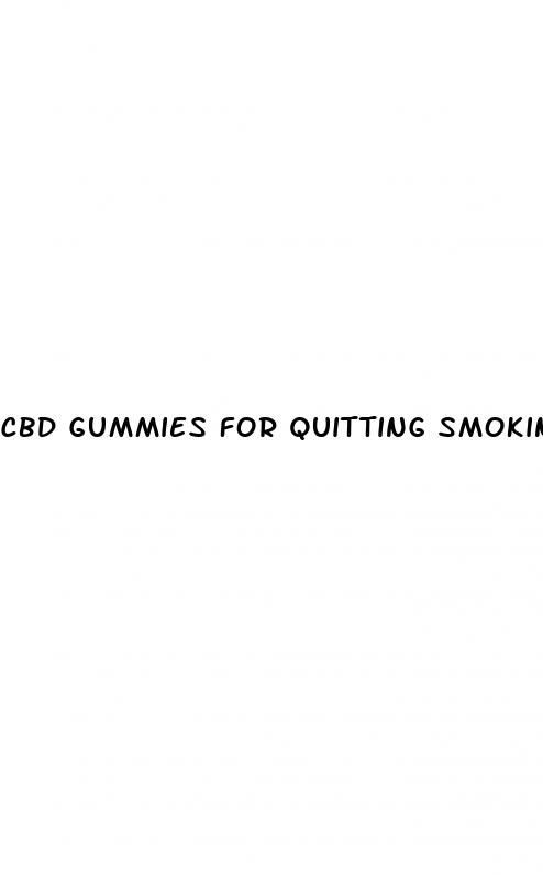 cbd gummies for quitting smoking cigarettes where to buy