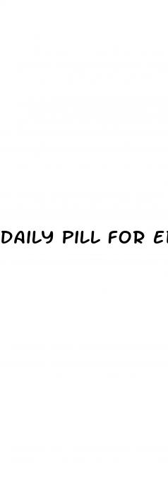 daily pill for ed