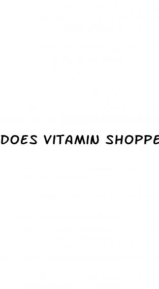 does vitamin shoppe sell cbd gummies