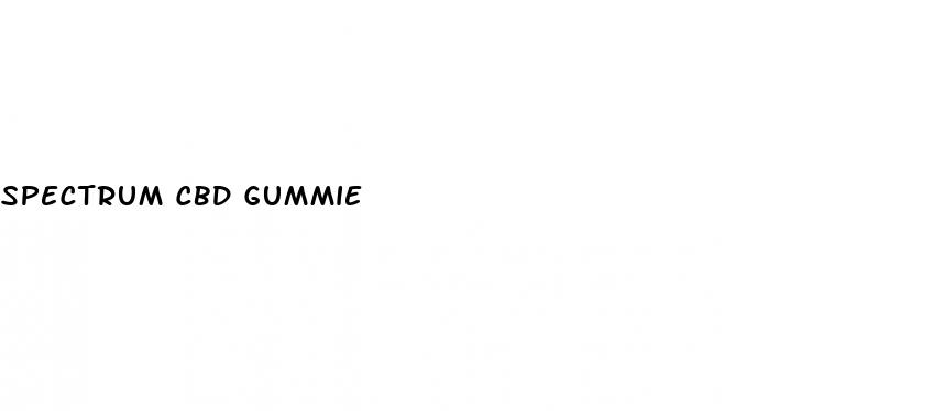 spectrum cbd gummie