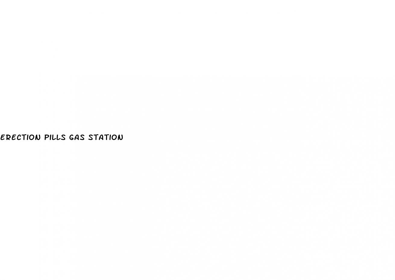erection pills gas station