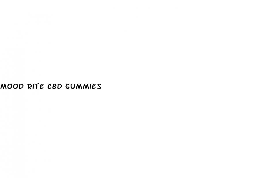 mood rite cbd gummies
