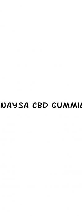 naysa cbd gummies