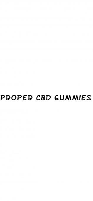 proper cbd gummies ingredients list