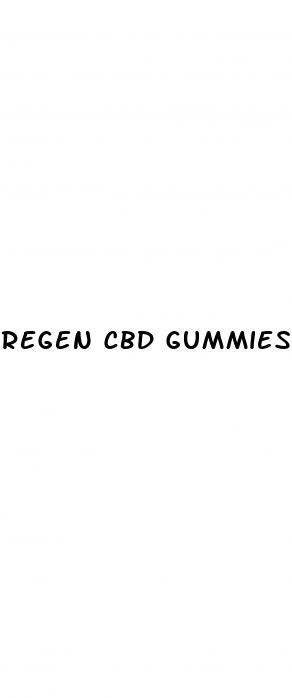 regen cbd gummies dr oz