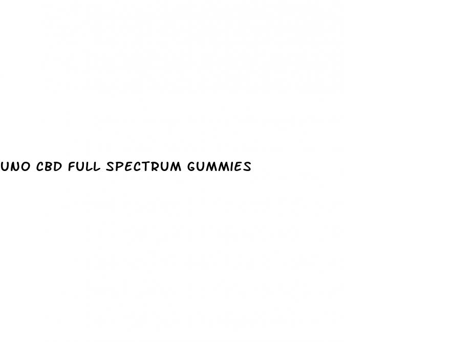 uno cbd full spectrum gummies