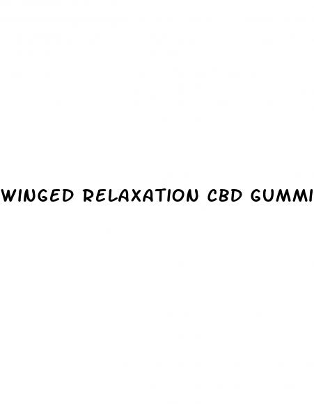 winged relaxation cbd gummies