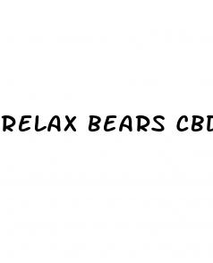 relax bears cbd gummies review