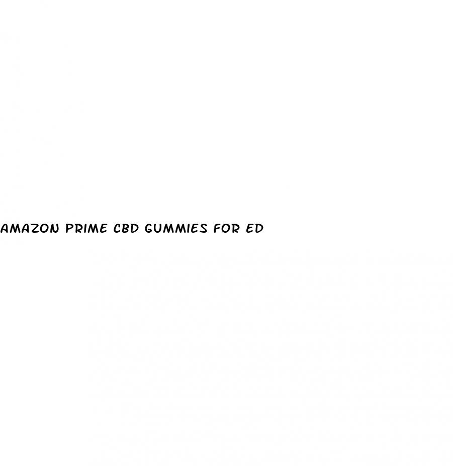 amazon prime cbd gummies for ed