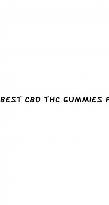 best cbd thc gummies for pain