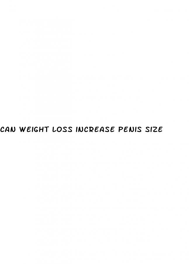 can weight loss increase penis size