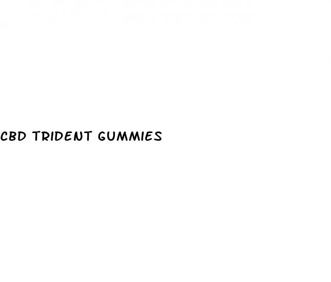 cbd trident gummies