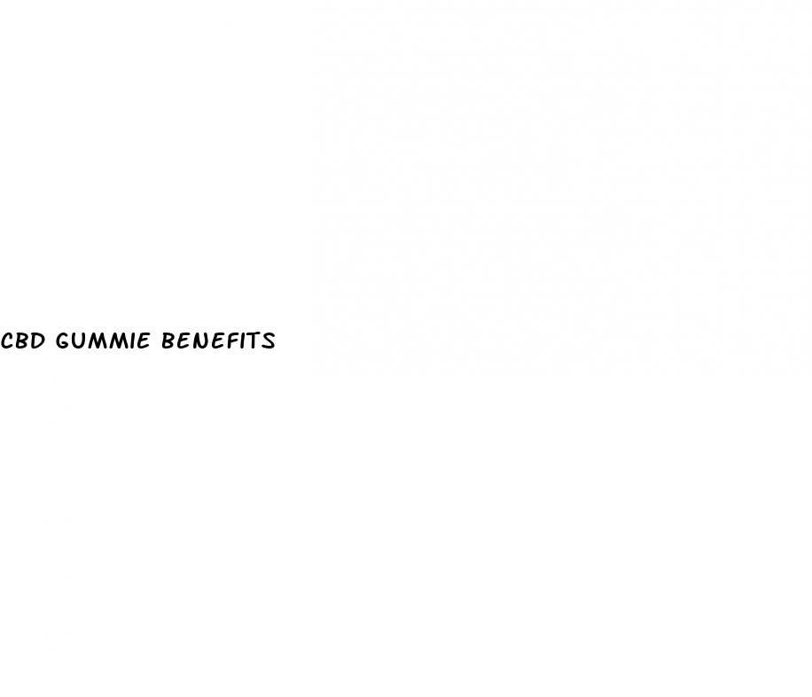 cbd gummie benefits