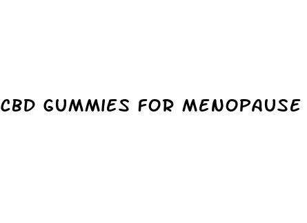 cbd gummies for menopause