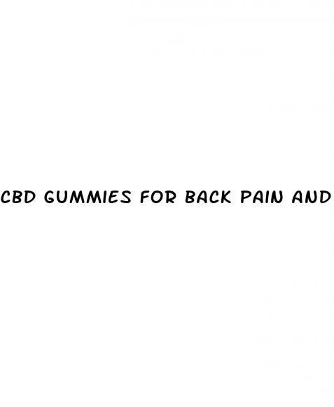 cbd gummies for back pain and inflammation