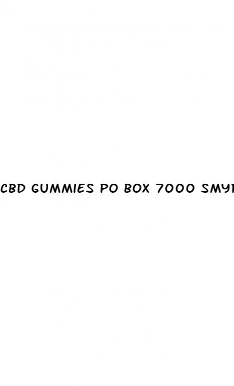 cbd gummies po box 7000 smyrna tn 37167