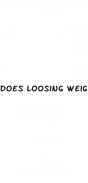 does loosing weight increase penis size